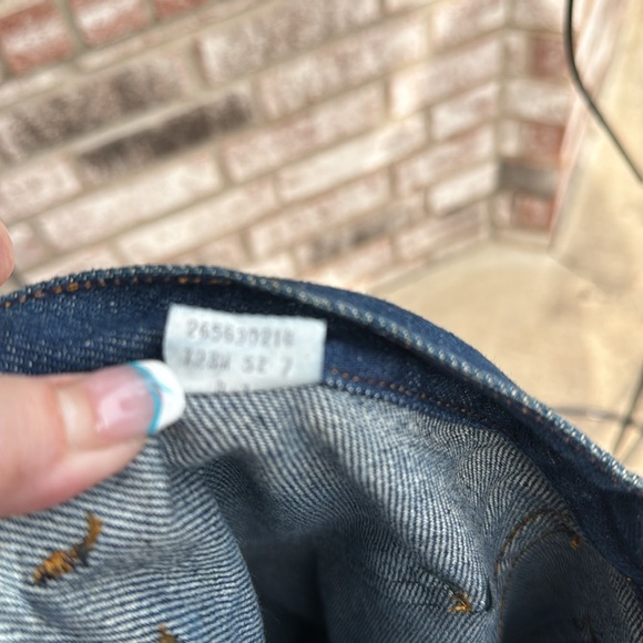 NOS Levi’s 1977 Deadstock Blue Denim Jeans 26503 sz 7 USA Made Old Stock - Picture 6 of 10